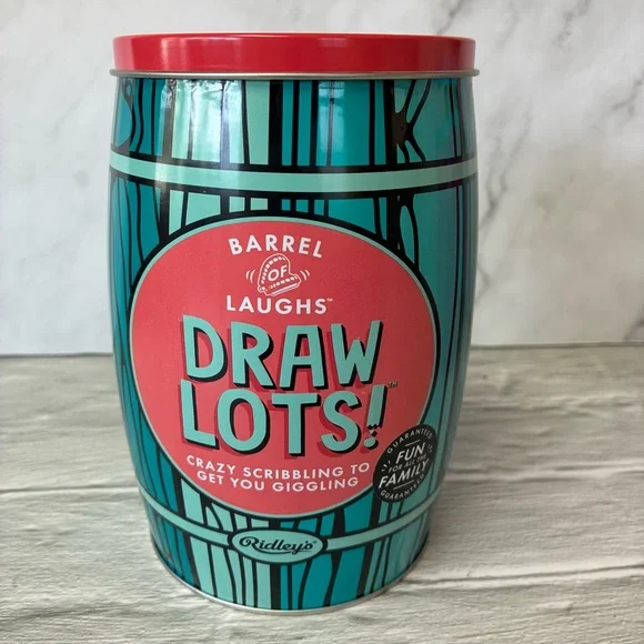 Ridley's Barrel Of Laughs "Draw Lots!" Game - Picture 1 of 7